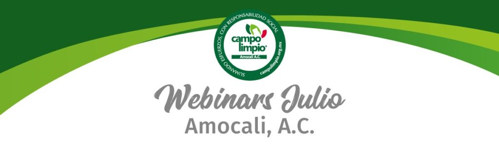 Webinars AMOCALI, A.C.– Julio