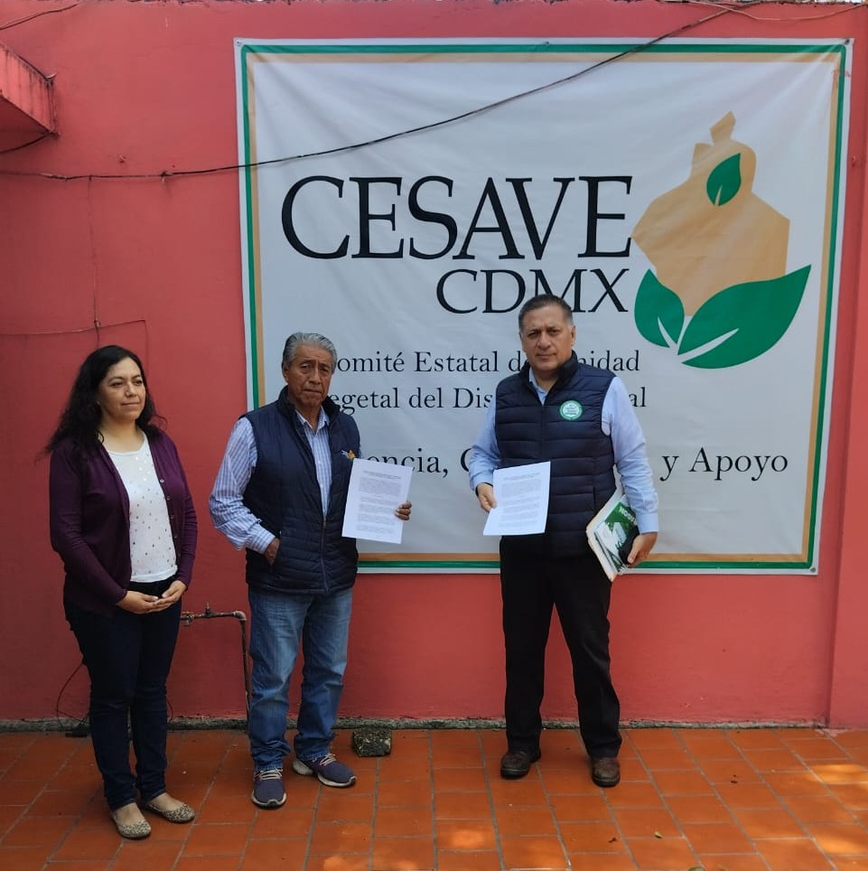 Firma de convenio de colaboración CESAVE CDMX y AMOCALI